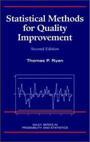 Cover of: Statistical Methods for Quality Improvement