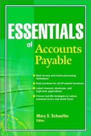 Cover of: Essentials of Accounts Payable