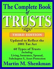 Cover of: The complete book of trusts