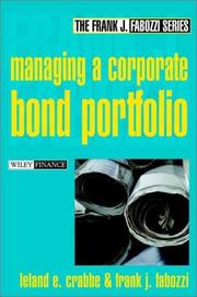 Corporate bond portfolio management