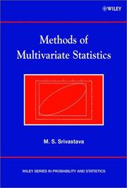 Methods of multivariate statistics by M. S. Srivastava