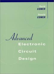 Cover of: Advanced electronic circuit design