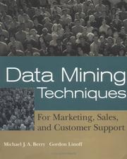 Cover of: Mastering Data Mining by Michael J. A. Berry