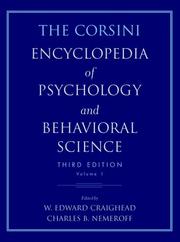 The Corsini encyclopedia of psychology and behavioral science /