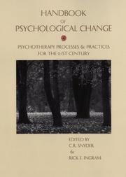 Handbook of psychological change : psychotheraphy processes & practices for the 21st century