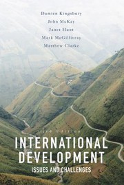 Cover of: International development: issues and challenges