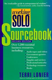 Cover of: Working Solo(r) Sourcebook: Essential Resources for Independent Entrepreneurs, 2nd Edition