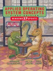 Cover of: Applied operating system concepts