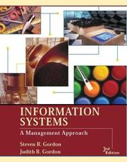 Cover of: Information systems: a management approach