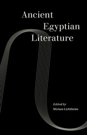 Ancient Egyptian literature by Miriam Lichtheim