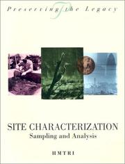 Site characterization : sampling and analysis