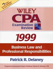 Wiley CPA examination review 1999 : business law and professional responsibilities