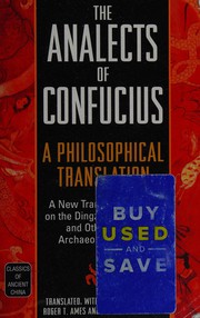 Cover of: The analects of Confucius by Confucius