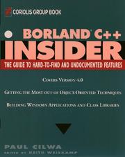 Borland C⁺⁺ insider