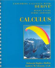Cover of: Calculus: Derive Supplement