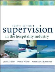 Cover of: Supervision in the Hospitality Industry, Textbook and NRAEF Workbook
