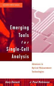 Emerging tools for single-cell analysis : advances in optical measurement technologies