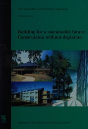 Cover of: Building for a Sustainable Future