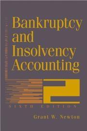 Cover of: Bankruptcy and insolvency accounting