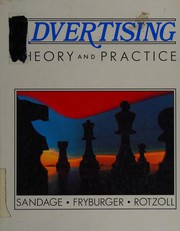 Cover of: Advertising theory & practice