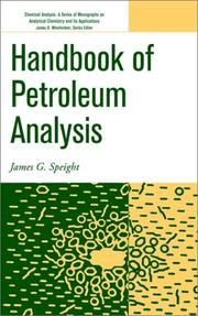 Handbook of petroleum analysis