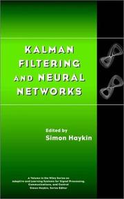 Kalman Filtering and Neural Networks by Simon Haykin