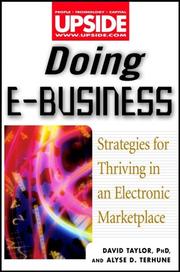 Doing eBusiness : strategies for thriving in an electronic marketplace