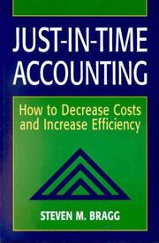Just-in-time accounting by Steven M. Bragg