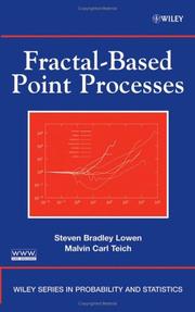 Cover of: Fractal-Based Point Processes by Steven Bradley Lowen, Malvin Carl Teich