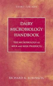 Dairy microbiology handbook