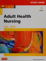 Cover of: Study Guide for Adult Health Nursing