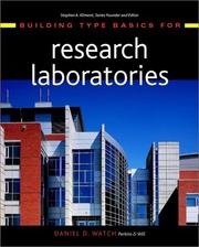 Building Type Basics for Research Laboratories by Daniel D. Watch
