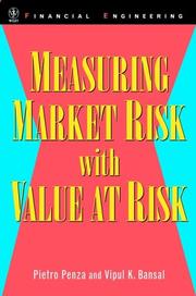 Measuring market risk with value at risk