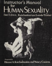 Cover of: Instructor's manual for Human sexuality
