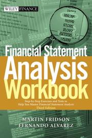 Cover of: Financial statement analysis by Martin S. Fridson