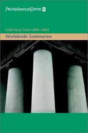 Cover of: Individual Taxes 2001-2002: Worldwide Summaries