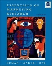 Cover of: Essentials of marketing research by V. Kumar