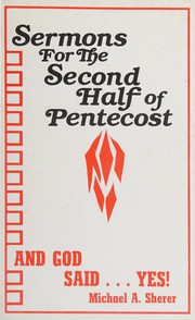 Cover of: And God Said...Yes! Sermons for the Second Half of Pentecost, Series A