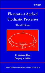 Cover of: Elements of applied stochastic processes by U. Narayan Bhat