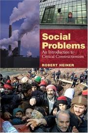 Cover of: Social Problems: An Introduction to Critical Constructionism