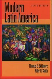 Cover of: Modern Latin America by Thomas E. Skidmore, Peter H. Smith