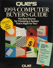 Cover of: Que's 1993 Computer Buyer's Guide