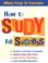 Cover of: How to Study for Success (Wiley Keys to Success)