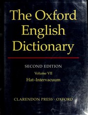 Cover of: The Oxford English Dictionary, Second Edition (Volume 7)