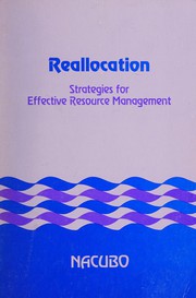 Cover of: Reallocation: strategies for effective resource management