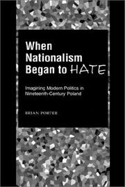 When nationalism began to hate by Porter, Brian