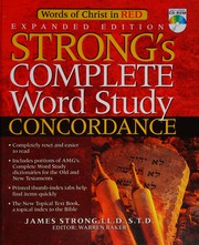 Cover of: Strong's complete word study concordance