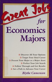 Cover of: Great jobs for economics majors