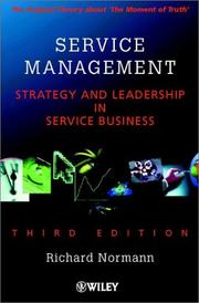 Service management : strategy and leadership in service business