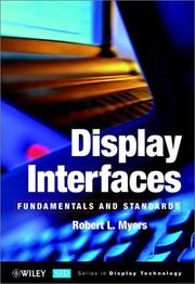 Display interfaces by Myers, Robert L.